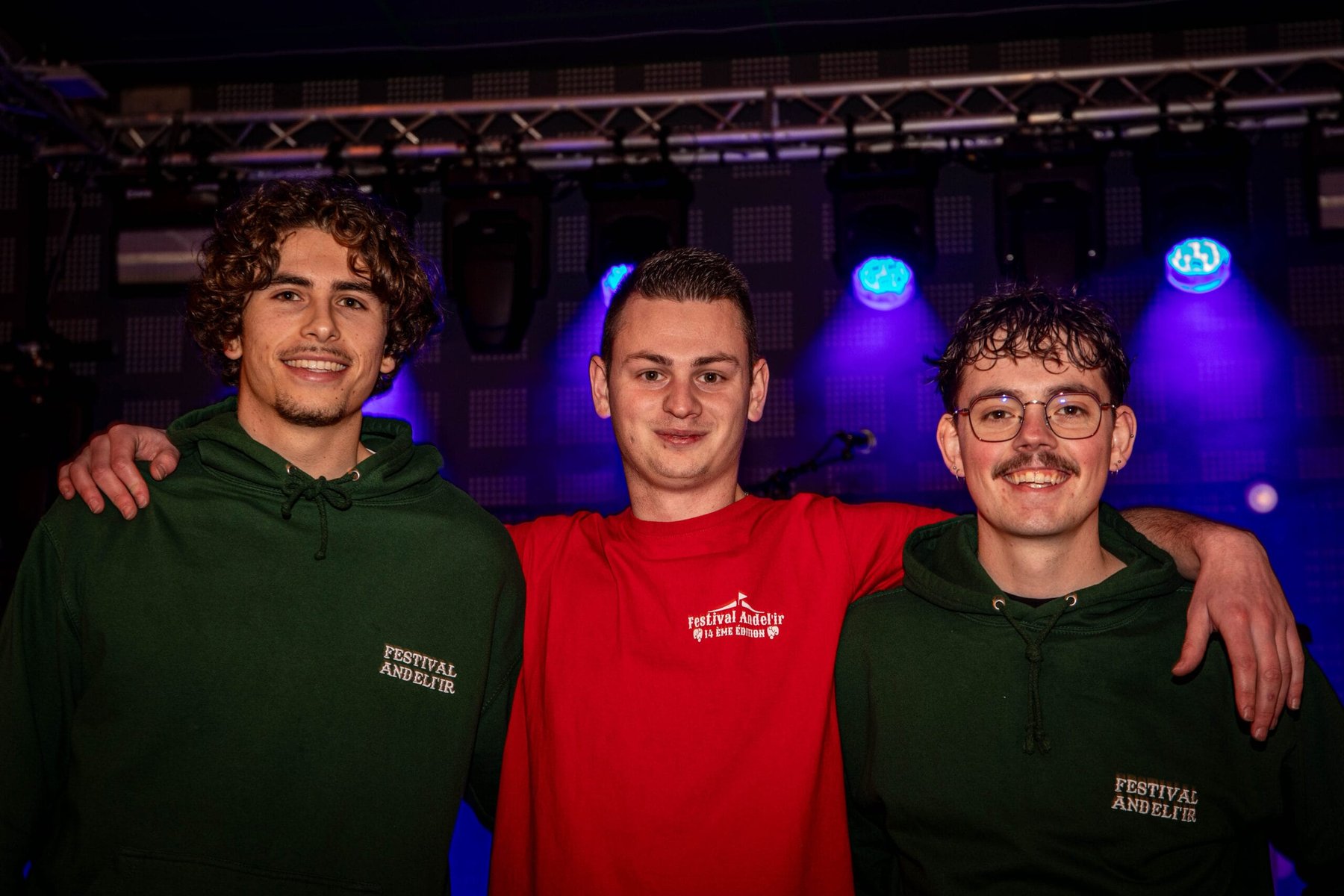 Les co-présidents Maxence, Gwendal et Calvin